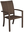 MBM Stapel Sessel Bellini 68.00.0102 Gartenmöbel Aluminium + Polyrattan mocca Gartenstuhl stapelbar