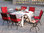 MBM Sitz- Rückenkissen für Sessel Romeo + Rosanna Elegance rot 10.00.0508 Polster Auflage Kissen