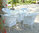 Zebra Tisch 110cm rund Hastings 4181 Rattan Möbel Esstisch Alu + Polyrattan snowwhite + Glas Platte