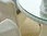 Zebra Tisch 110cm rund Hastings 4181 Rattan Möbel Esstisch Alu + Polyrattan snowwhite + Glas Platte