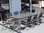 Zebra Tischgestell 210x100cm Opus 6433-S Edelstahl Esstisch Tisch Gestell f. Sela + Teak Tischplatte
