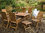 Zebra Klapphocker Brasilia 44003 Teakholz Gartenmöbel Hocker Teak