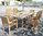 Zebra Auszieh Tisch 160-210x100cm Brasilia 44004 Teak Esstisch Holz