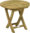 Zebra Beistell Tisch rund D50H45cm Poker 23023-S Teakholz Gartenmöbel klappbar Klapptisch Teak Holz