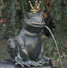Rottenecker Bronce Skulptur Froschkönig Ratomir 88494 Wasserspeier H=17cm