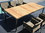 Zebra Tisch Naxos Edelstahl + Old Teak Holz Esstisch Design Gartentisch