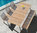 Zebra 3-Sitzer Sport Bank 162cm Linax 7283 Edelstahl + Old Teak Gartenbank Design ohne Rückenlehne
