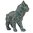 Rottenecker Bronze Gartenfigur Junge Katze steht 89005 H=12,5cm