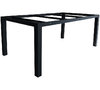 Zebra Tisch Gestell 210x100cm Alus 6221 Aluminium Esstisch graphit für HPL + Teak Tischplatten