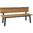 Stern Design 3-Sitzer Bank Sam 418030 Gartenbank Aluminium anthrazit + FSC Teak Holz 160cm