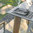 Zebra Tisch 200x100cm Styx 7160 Teak + HPL scratched grey Esstisch