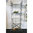 Wandregal Eisen 82x45x193cm +5 Glasböden Metall Regal Ausstellungs-SALE-